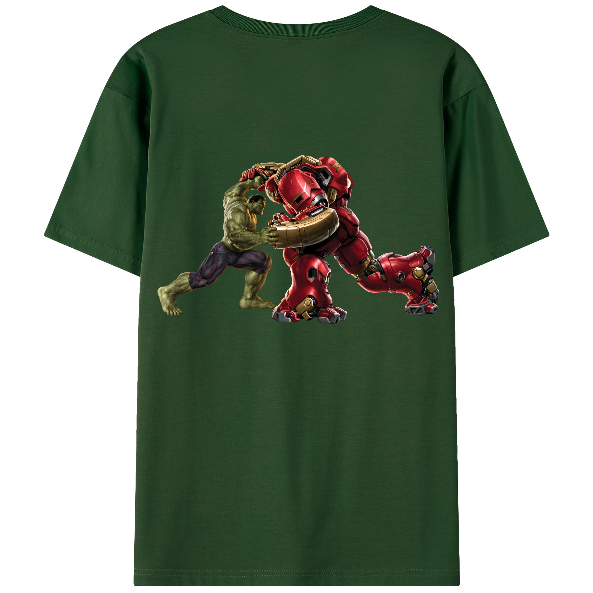（画像用） アベンジャーズ The Avengers 綿100％半袖Tシャツ（背面プリント）